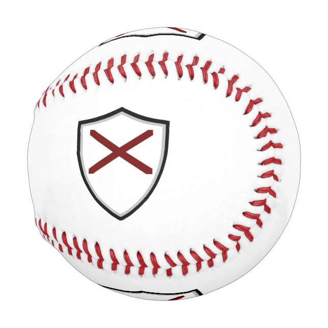 Balle De Baseball Pavillon Alabama de baseball (Devant Droite)