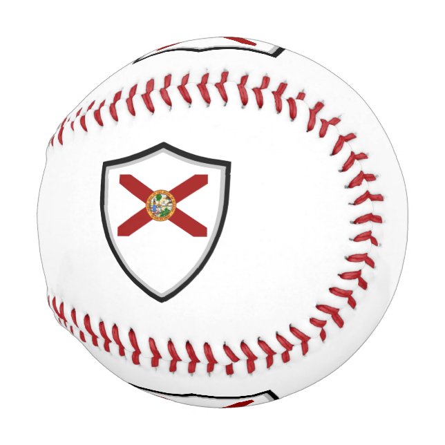 Balle De Baseball Pavillon de Floride baseball (Devant Droite)