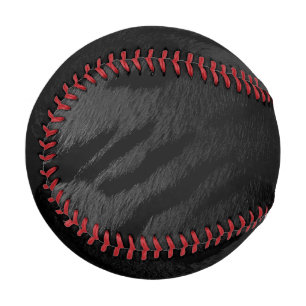 Balle De Baseball Peau de tigre noire Imprimer Nouveau