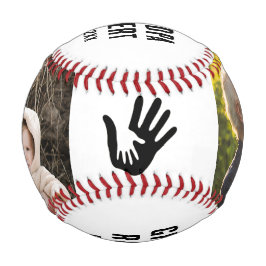 Balle De Baseball Personalized name &2 photo Grandpa Baseball