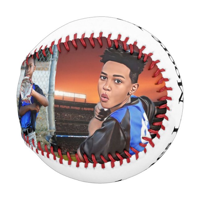 Balle De Baseball Personnalisé (Devant Droite)