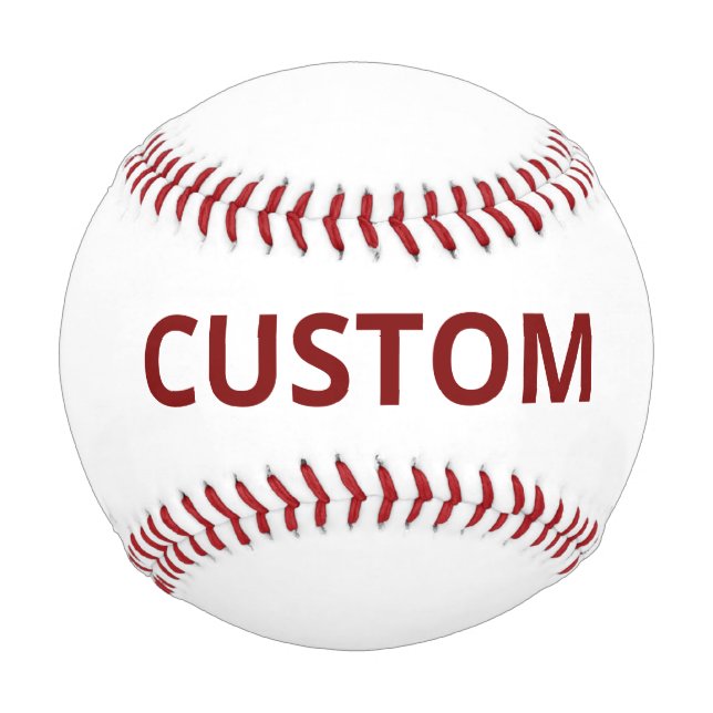 BALLE DE BASEBALL PERSONNALISÉ (Devant)