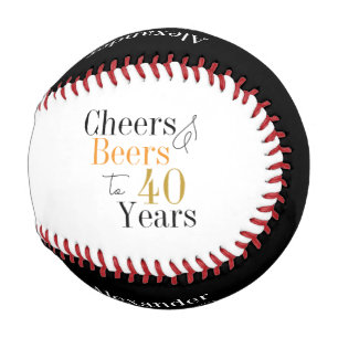 Balle De Baseball Personnalisé 40e anniversaire Soeurs Bières minima