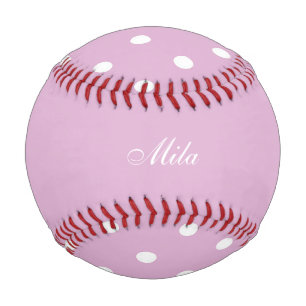 Balle De Baseball Personnalisé Angora rose