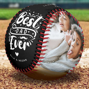 Balle De Baseball Personnalisé Meilleur Papa Jamais 2 garde photo