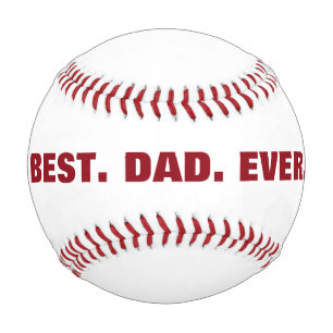 Balle De Baseball Personnalisé Meilleur papa jamais baseball