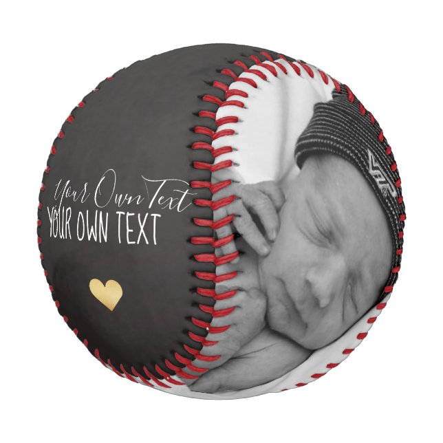 Balle De Baseball Personnalisé Votre Propre Texte Garder Baseball (Angle)