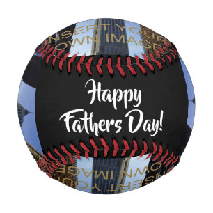 Balle De Baseball Photo Collage Custom Happy Fête des pères