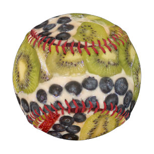 Balle De Baseball Photo de fond de la pizza aux fruits