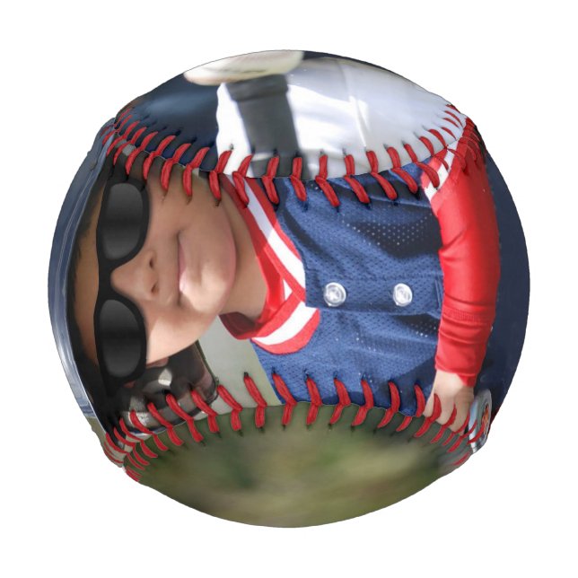Balle De Baseball Photo personnalisée (Devant)