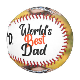 Balle De Baseball Photo personnalisée Baseball : Cadeau de Fête des