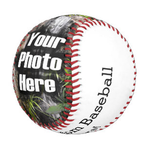 Balle De Baseball Photo personnalisée couleur complète
