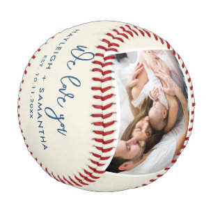 Balle De Baseball Photo Personnalisée - Papa Keepsaké