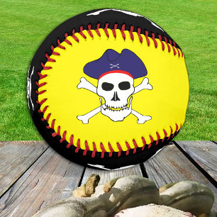 Balle De Baseball Pirates Drapeau & Capitaine Jack / Pirates Sports