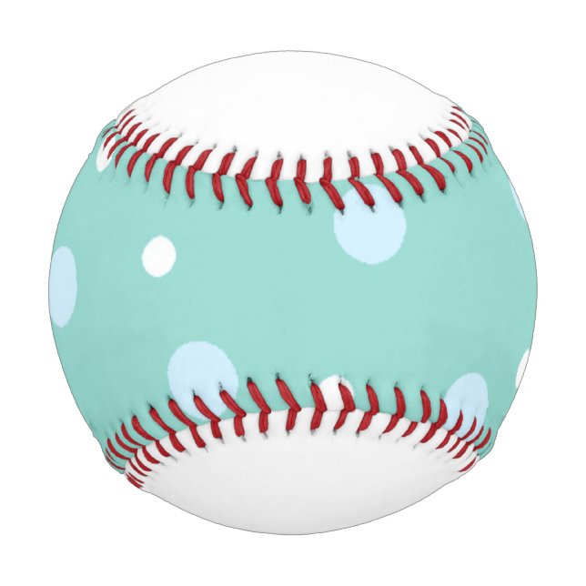 Balle De Baseball Pois avec nom (Devant)