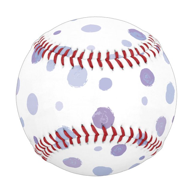 Balle De Baseball pois peint à la main (Devant)