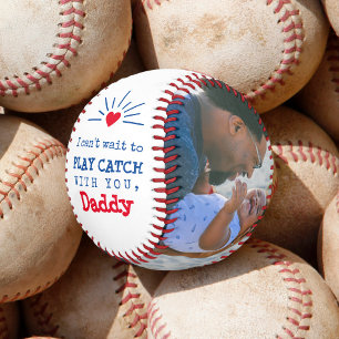 Balle De Baseball Première Fête des pères Lecture Catch