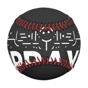 Balle De Baseball Priez pour les familles