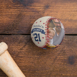 Balle De Baseball Promu à Grampy Nouveau grand-père photo