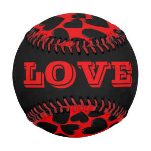 Balle De Baseball Puffy Hearts