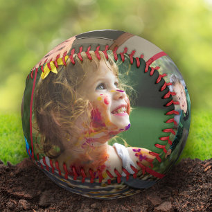 Balle De Baseball Red Simple Six Photo Collage