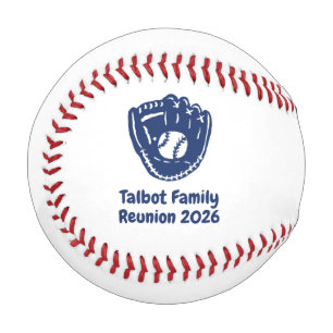 Balle De Baseball Réunion de famille personnalisée