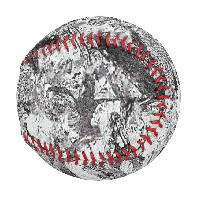Balle De Baseball Revêtement de marbre gris (Devant Droite)