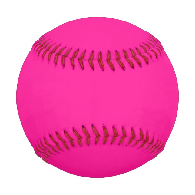 Balle De Baseball Rose profond (Devant)