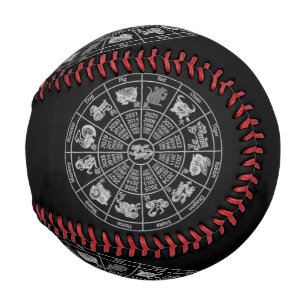 Balle De Baseball Roue Zodiac de l'horoscope chinois