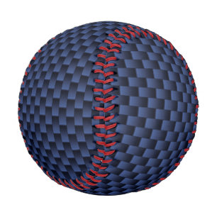 Balle De Baseball Royal Blue Automotive Carbon Fiber Tressage d'impr