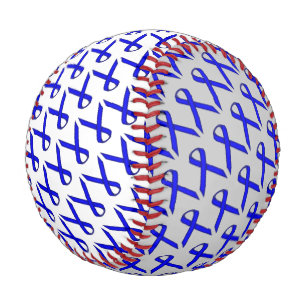 Balle De Baseball Ruban Blue Standard par Kenneth Yoncich