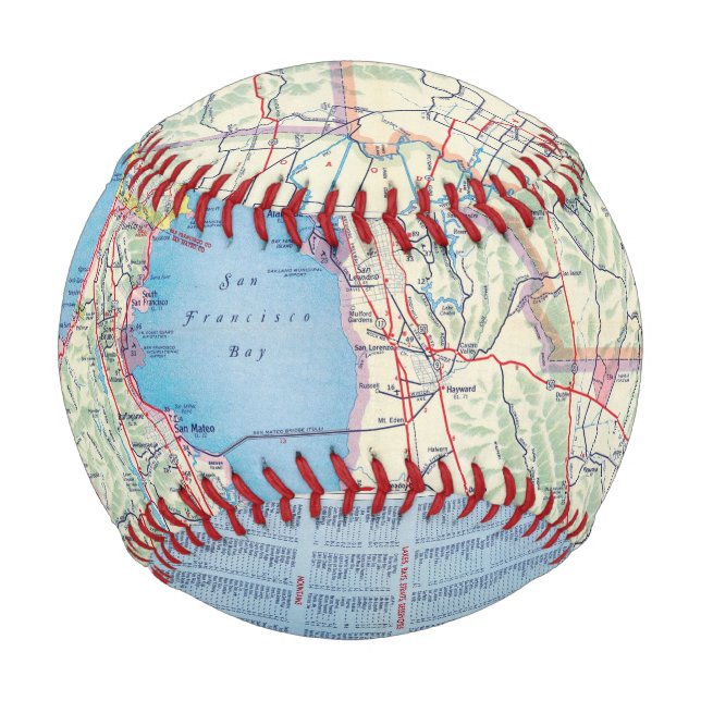 Balle De Baseball San Francisco et ses environs (Devant)