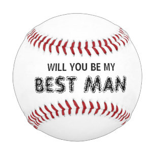 Balle De Baseball Seras-Tu Mon Témoin Nom Baseball
