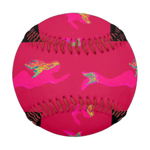 Balle De Baseball sirènes roses nager n'importe quel arrière - plan