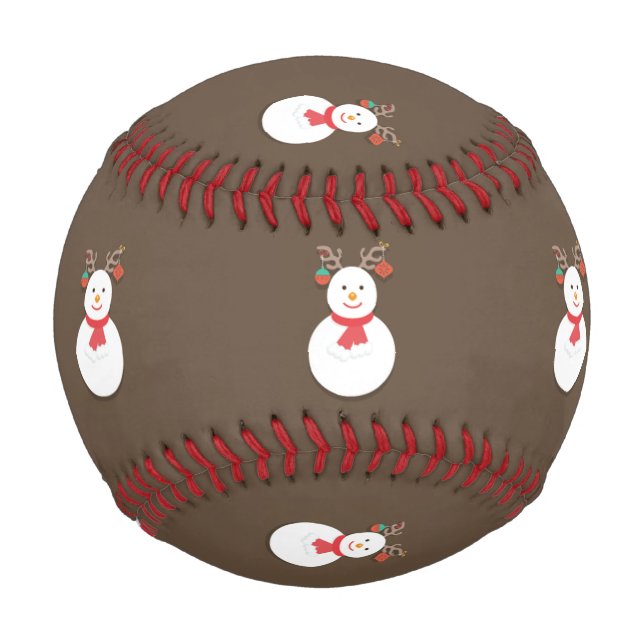 Balle De Baseball Snowman Baseball (Devant)