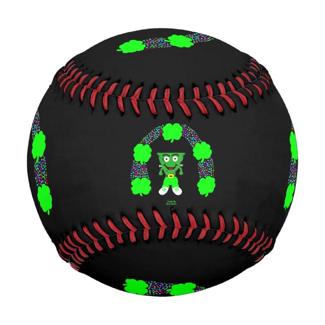 Balle De Baseball St. Patrick's FrankenCheese Baseball (Devant)