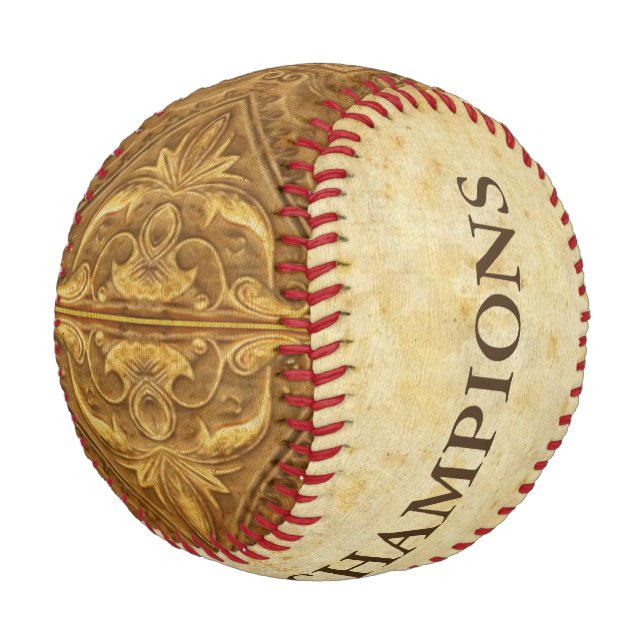 Balle De Baseball Style antique Motif XI + vos idées (Angle)