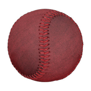 Balle De Baseball Suede look rouge bordeaux tissu brossé