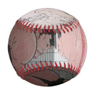 Balle De Baseball Sumo Mural Art