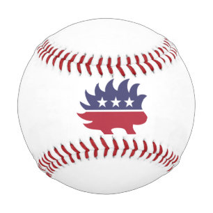 Balle De Baseball Symbole de Porcupine du Parti Libertarien