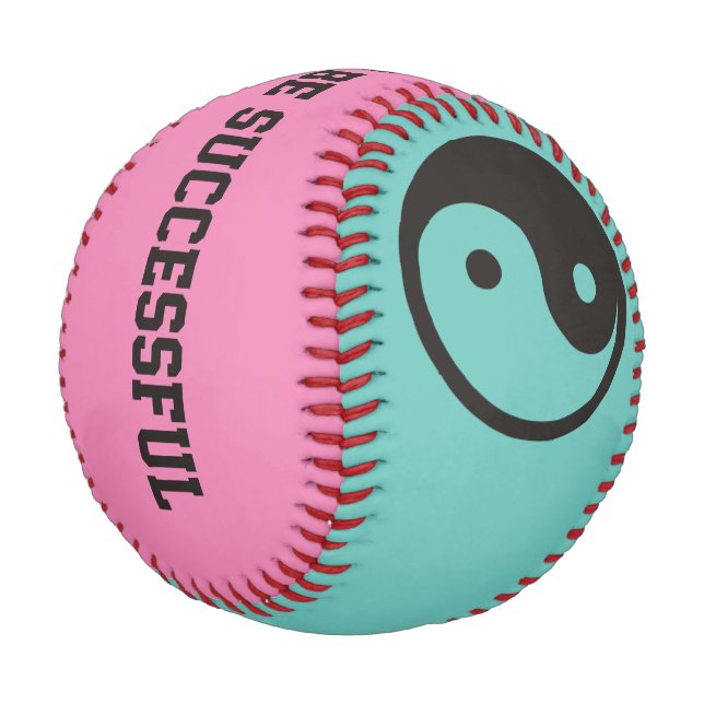 Balle De Baseball Symbole Yin Yang - tatouage solide (Angle)