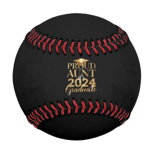 Balle De Baseball Tante fière d'une promotion de finissants 2024