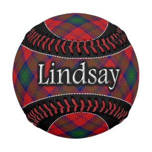 Balle De Baseball Tartan du rêve écossais Clan Lindsay