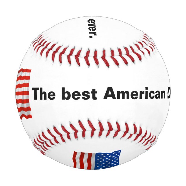 Balle De Baseball The best American Dad ever. Base-ball (Devant)