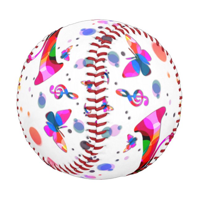 Balle De Baseball Trompette festive (Angle)