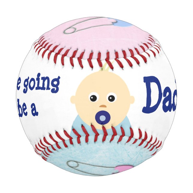 Balle De Baseball Tu vas être un Daddy Baseball (Devant)