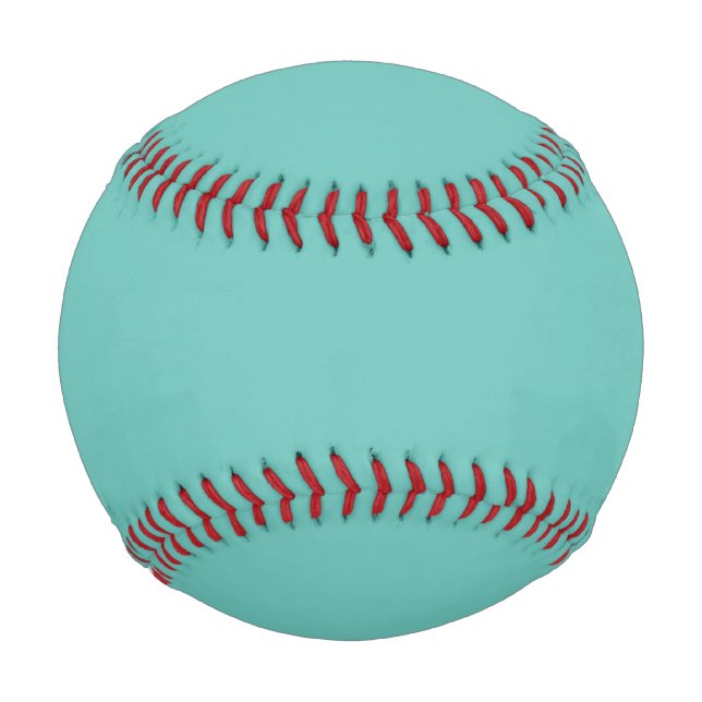 Balle De Baseball Turquoise léger #6BC388, demi-cuit (Devant)