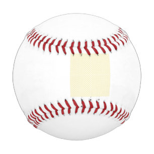 Balle De Baseball un arrière - plan jaune et blanc aux petits cercle