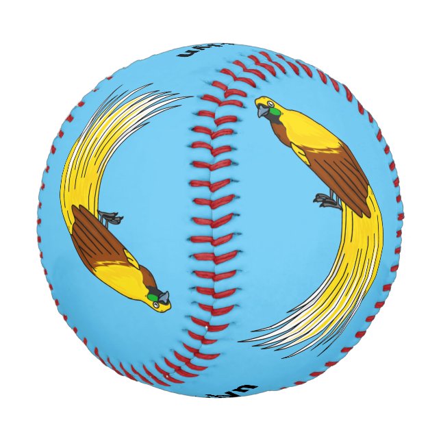 Balle De Baseball Un petit oiseau de paradis (Angle)