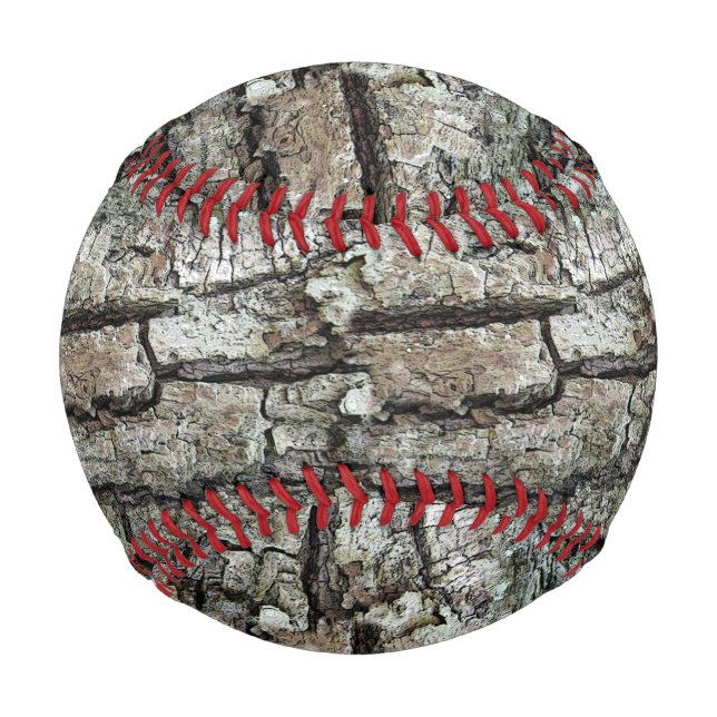 Balle De Baseball Vieux écorce de pin (Devant)